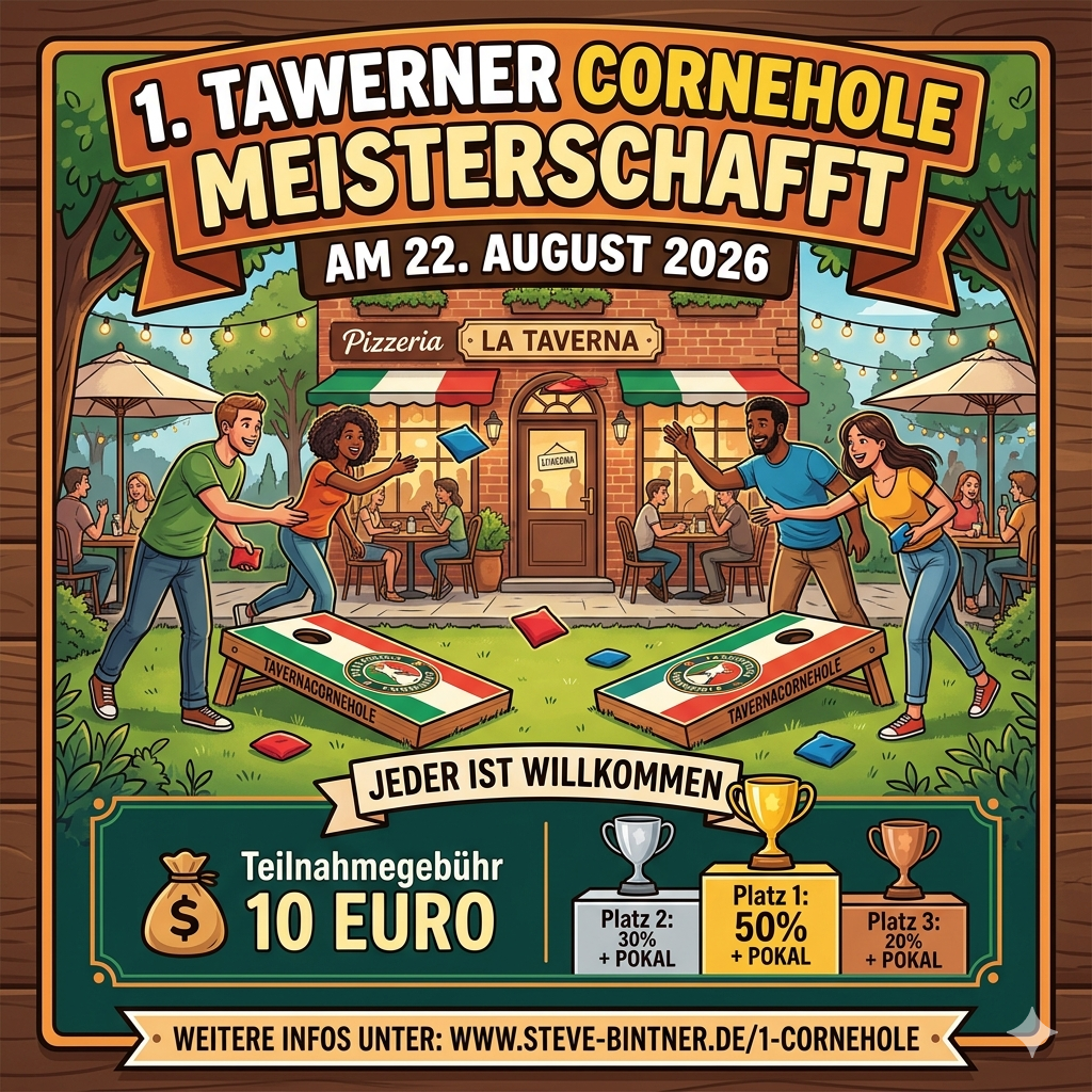 1. Tawerner Cornehole Meisterschafft
